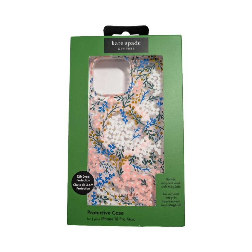 V5-O Kate Spade NY iPhone 16 Pro Max Protective Magsafe Case - Multi-Floral